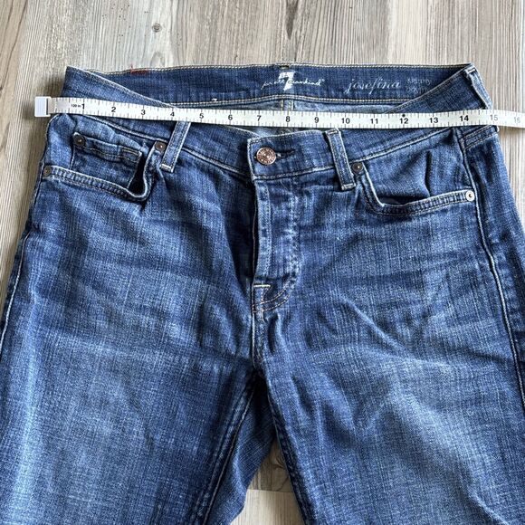 Seven For All Mankind Josefina Women’s Jeans Skinny Boyfriend  Size 28 - Picture 5 of 8